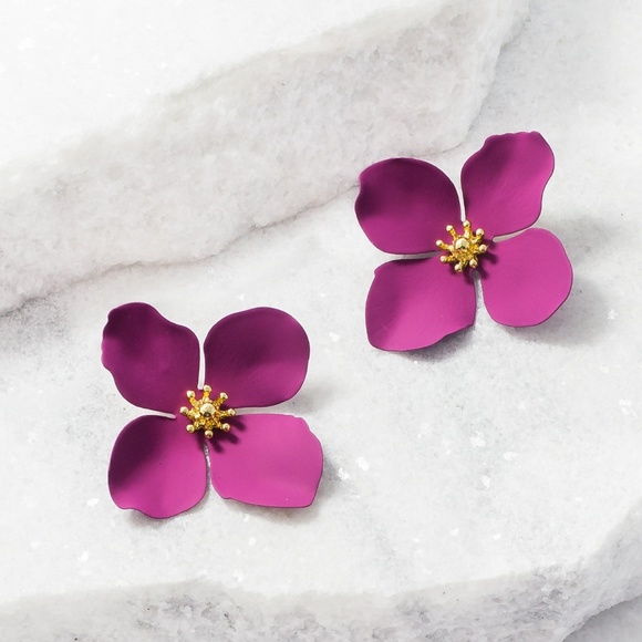 Anthropologie 'Garden Party' Earrings - Picture 3 of 5